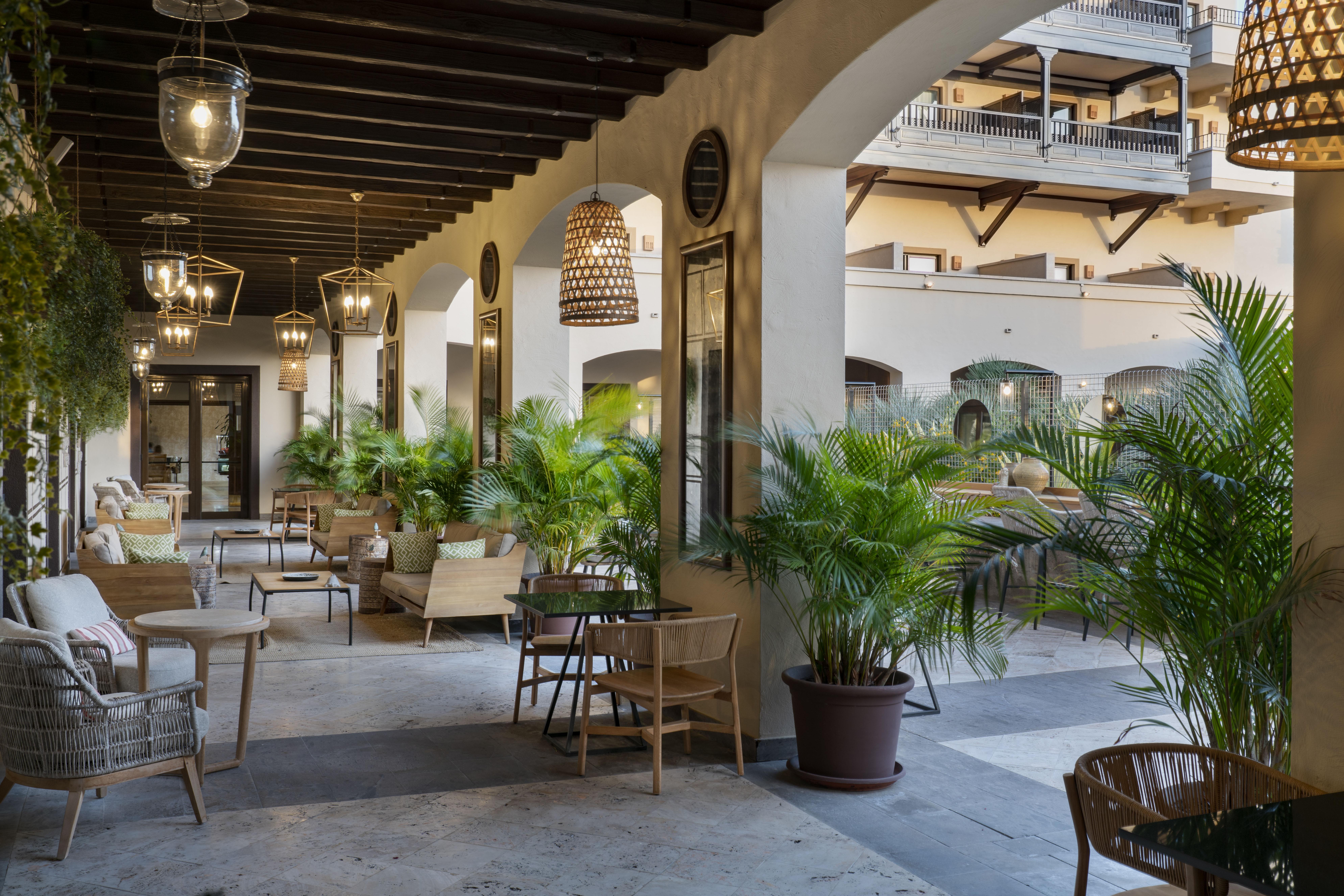 Hotel Vincci Selección La Plantación del Sur Costa Adeje  Exterior foto The hotel's interior courtyard